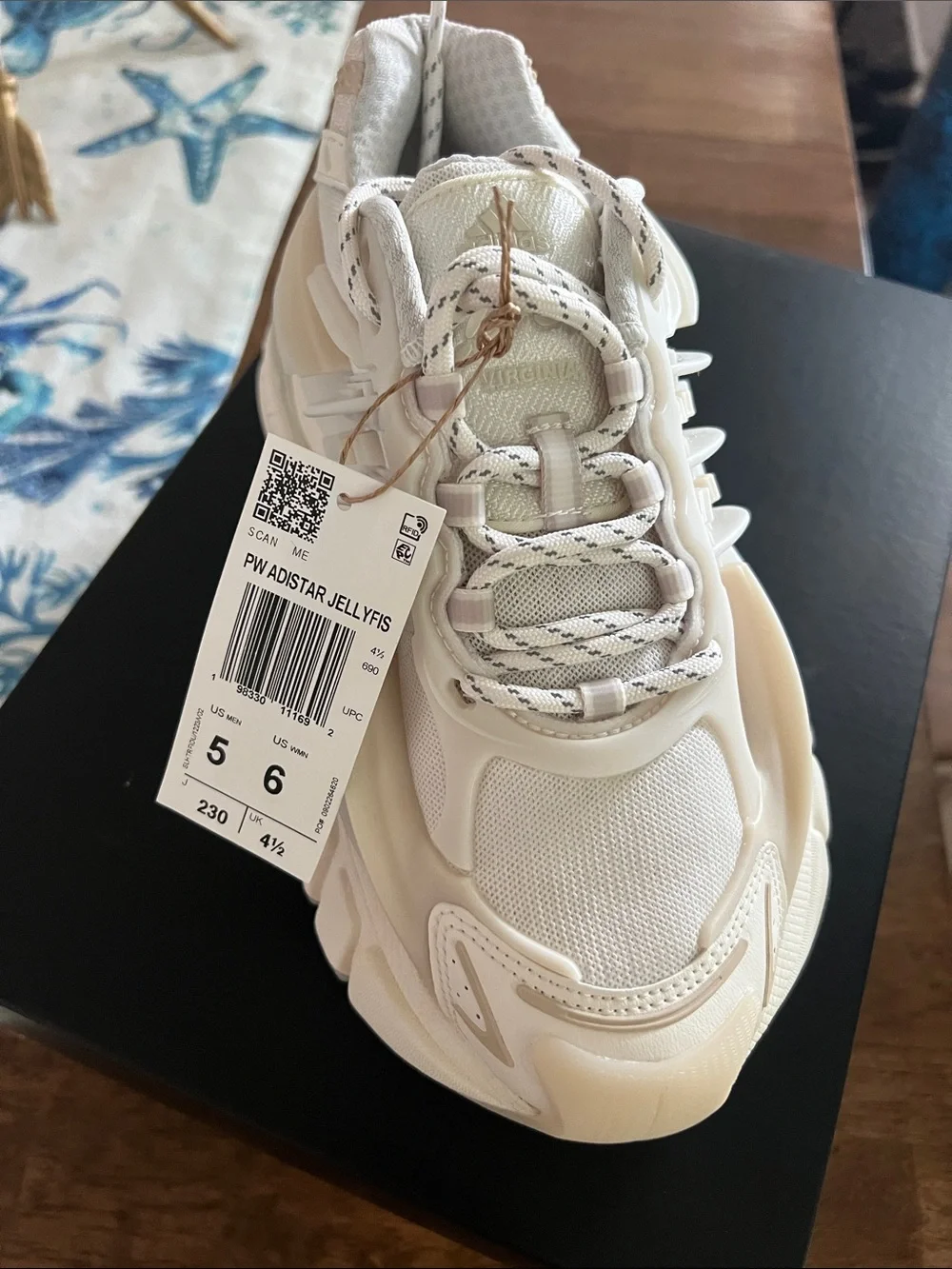 adidas PW Adistar Jellyfis Kids Cream White Sneakers